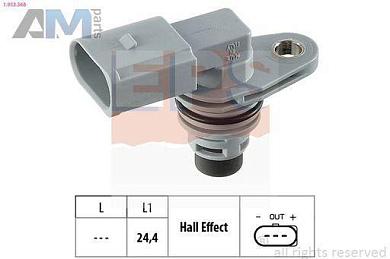 Датчик положения распредвала (1953368) EPS для Volkswagen Passat CC (2008-2018)