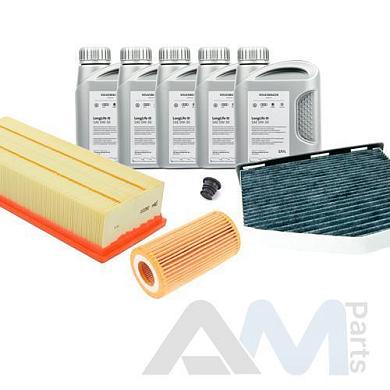 Оригинальный комплект ТО-1/3 для Audi Q3 (2011-2018) 2.0TFSI (180/220 л.с.) VAG LL 3 (допуск 504/507)