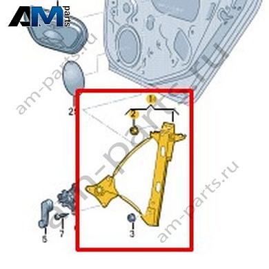 Стеклоподъемник без электродвигателя задний правый Volkswagen Taigo 2022-2024 2G6839462DКупить стеклоподъемник без электродвигателя задний правый 2G6839462D на Фольксваген Тайго 2022-2024- гарантия наличия