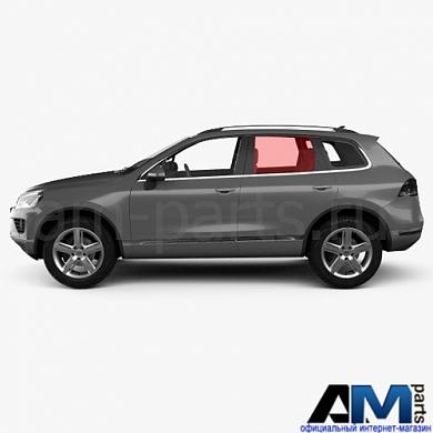 Стекло заднее левое на Touareg 7P рестайлинг 7P6845025D