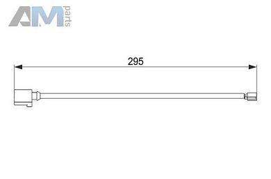 Датчик износа передних колодок BOSCH 1987474565  Volkswagen Touareg II (2014-2018)