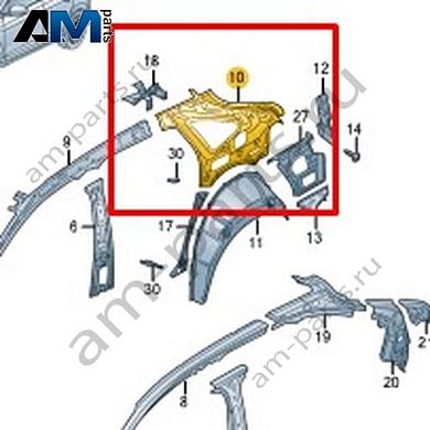 Боковина (внутренняя часть) Volkswagen Taigo 2022-2024 2G7809406Купить боковину (внутреннюю часть) 2G7809406 на Фольксваген Тайго 2022-2024- гарантия наличия