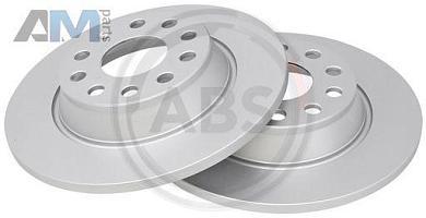 Задние тормозные диски ABS 17628 для Volkswagen Golf Plus (2005-2014)