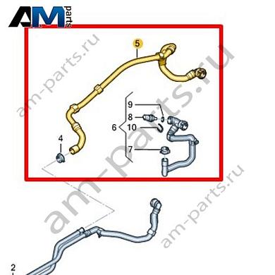 Трубка ОЖ с шлангом ОЖ Volkswagen id3 2020-2024 1EA121052EКупить трубку ОЖ с шлангом ОЖ 1EA121052E на Фольксваген id3 2020-2024- спец. Цена