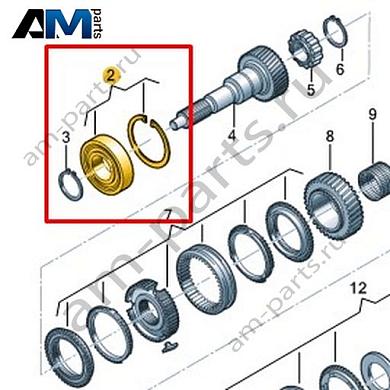 Шариковый подшипник VAG 0F6311110Купить шариковый подшипник 0F6311110 Фольксваген/Ауди/Шкода- акция