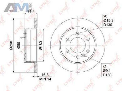 Задние тормозные диски BN1077 (LYNXauto) для автомобилей VAGЗаказать задние тормозные диски BN1077 производства LYNXauto для Фольксваген/Ауди/Шкода на выгодных условиях