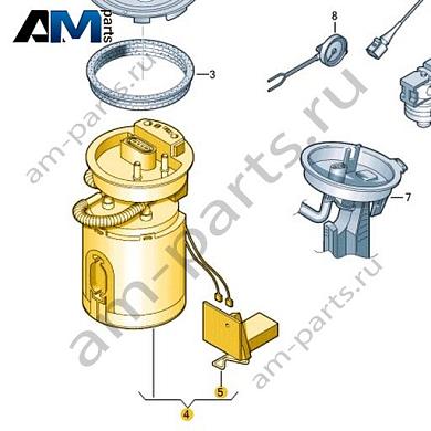 Модуль подачи топлива и датчик уровня топлива VAG 1KD919051Купить модуль подачи топлива и датчик уровня топлива 1KD919051 на Фольксваген/Ауди/Шкоду- бесплатная доставка