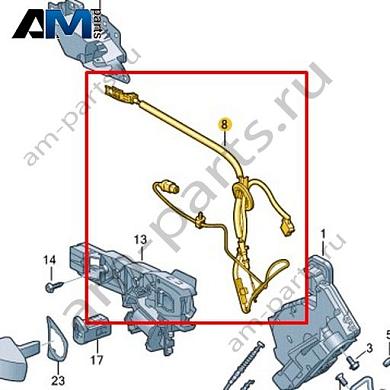 Трос Volkswagen id3 2020-2024 10A972691Купить трос 10A972691 для Фольксваген id3 2020-2024 на выгодных условиях
