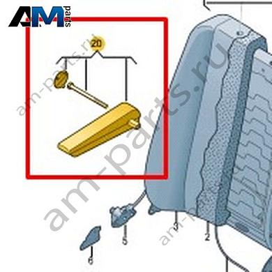 Подлокотник (ткань) Volkswagen Crafter 2012-2016 2E0881082SКупить подлокотник (ткань) 2E0881082S Фольксваген Крафтер 2012-2016 по минимальной цене