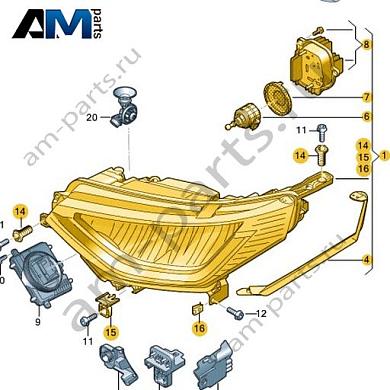 Светодиодная фара левая Volkswagen id-Buzz 2023-2024 1T3941029Купить светодиодную фару левую 1T3941029 для Фольксваген id-Buzz 2023-2024- спец. Цена