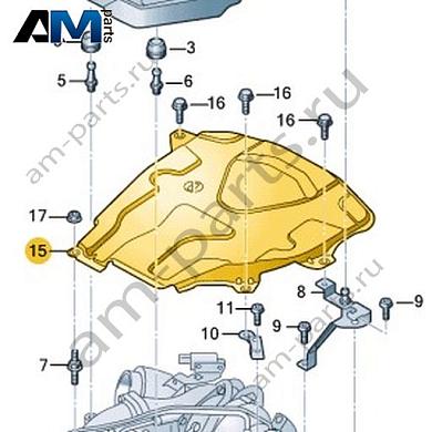 Теплозащитный экран VAG 057103097BКупить теплозащитный экран 057103097B на Фольксваген/Ауди/Шкоду- гарантия наличия