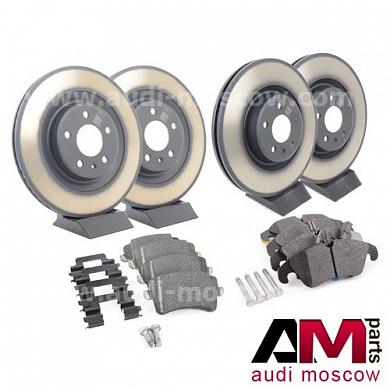 Передние/задние диски и колодки Audi A5 (8T) 3.0TFSI/TDI