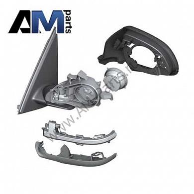 Привод зеркала левый BMW X4 (F26) (черный) 51167396043