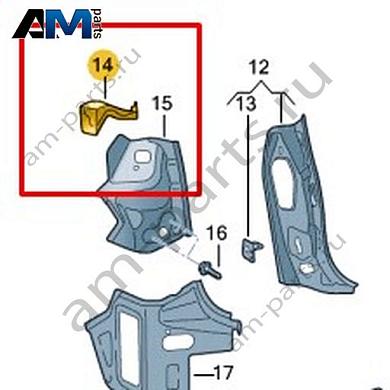 Замыкающая панель Volkswagen T-Roc 2018-2024 2GA813537Купить замыкающую панель 2GA813537 Фольксваген Т-рок 2018-2024- акция