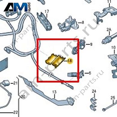 Канал для кабеля Volkswagen Crafter 2012-2016 2E0911049Купить канал для кабеля 2E0911049 на Фольксваген Крафтер 2012-2016- бесплатная доставка