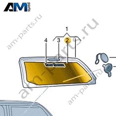 Заднее стекло Volkswagen AMAROK 2013-2016 2H1845500Купить заднее стекло 2H1845500 для Фольксваген Амараок 2013-2016- бесплатная доставка