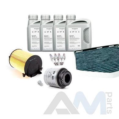 Оригинальный набор для ТО-2 Yeti 1.4TSI с маслом 0W30 (допуск 502/505)