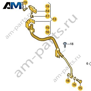 Напорный шланг с датчиком давления наддува и кронштейн ом VAG 03N145828GКупить напорный шланг с датчиком давления наддува и кронштейн ом 03N145828G для Фольксваген/Ауди/Шкода- выгодные цены