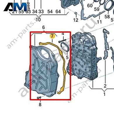 Уплотнитель VAG 0DD321371Купить уплотнитель 0DD321371 для Фольксваген/Ауди/Шкода- выгодные цены