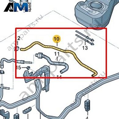 Вентиляционный шланг VAG 06L201994AКупить вентиляционный шланг 06L201994A на Фольксваген/Ауди/Шкоду- выгодные цены