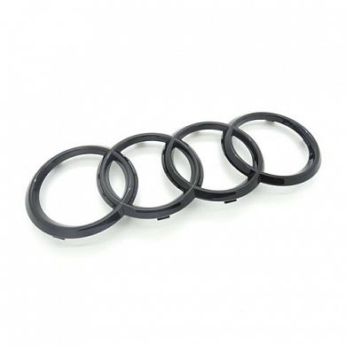 Эмблема решетки радиатора (черная) Ауди А8 D5 4N0853605T94