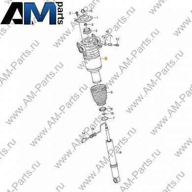 Пневмобаллон для Volkswagen Touareg 7P6616504JЗаказать оригинальный пневмобаллон Volkswagen Touareg 7P6616504J- Гарантия наличия