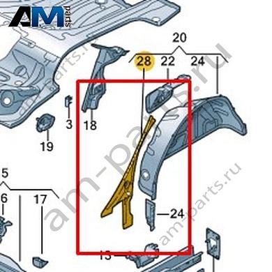 Боковина (внутренняя часть) Volkswagen T-Roc 2018-2024 2GA810421Купить боковину (внутреннюю часть) 2GA810421 для Фольксваген Т-рок 2018-2024- выгодные цены