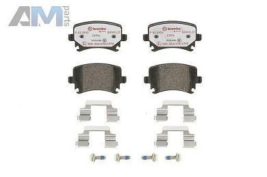 Задние керамические тормозные колодки BREMBO P85095X  Volkswagen Scirocco (2008-2017)