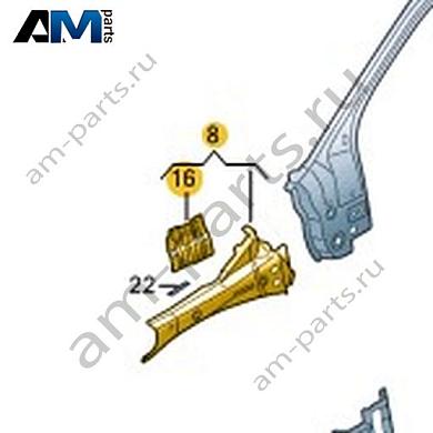 Усилитель брызговика Volkswagen T-Roc Cross 2019-2024 2GM810136AКупить усилитель брызговика 2GM810136A на Фольксваген Т-рок Кросс 2019-2024- минимальная цена