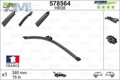 Комплект щеток стеклоочистителя (578564) VALEO на Audi Q7 (4L) 2007-2015