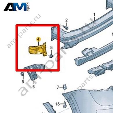 Направляющая Volkswagen Taos 2021-2023 2GL807484BКупить направляющая 2GL807484B на Фольксваген Таос 2021-2023- гарантия наличия