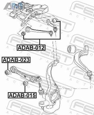 Сайлентблок несущего рычага внутри (ADAB023) FEBEST Audi A8 (D4) 2010-2017