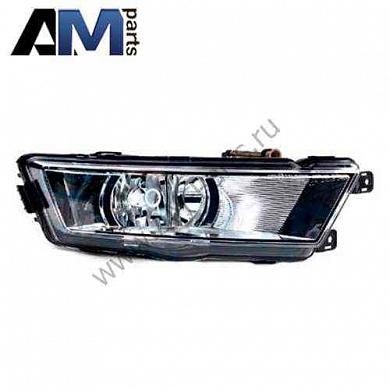 Фара противотуманная правая TYC для Skoda Rapid 19-C613-01-2B