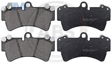 Передние тормозные колодки ABS 37391 на Audi Q7 (4L) 2007-2015