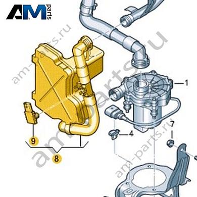 Соединительная трубка VAG 06L133121BКупить соединительную трубку 06L133121B Фольксваген/Ауди/Шкода- акция