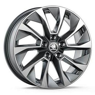 Литой диск R17 (Модель- Aronia anthracite) Шкода Карок 57A071497EHA7