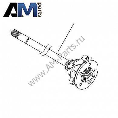 Полуось для Volkswagen Amarok 2H0501171Купить оригинальный полуось Volkswagen Amarok 2H0501171- Детали от дилера