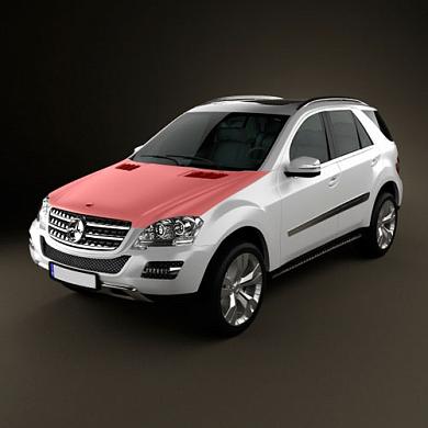 Капот Mercedes ML W164 A1648800557