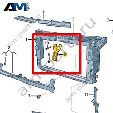 Распорка передней несущей панели Volkswagen Taos 2021-2023 2GL805567Купить распорку передней несущей панели 2GL805567 на Фольксваген Таос 2021-2023- минимальная цена