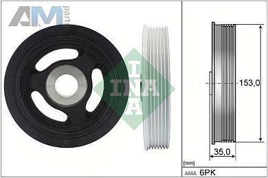 Цепь привода распредвала INA (553024810) Audi A6 (С6) 2004-2011 2.4 (177 л.с.)