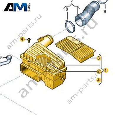 Воздушный фильтр Volkswagen T-Roc Cross 2019-2024 2GM129607Купить воздушный фильтр 2GM129607 на Фольксваген Т-рок Кросс 2019-2024- минимальная цена