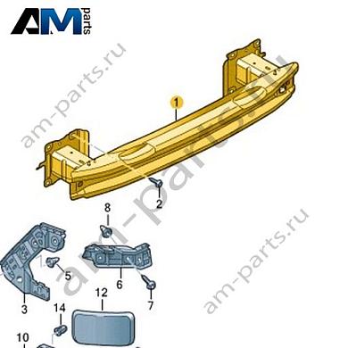 Кронштейн бампера Volkswagen id4/id5 2021-2024 11A807305AКупить кронштейн бампера 11A807305A для Фольксваген id4/id5 2021-2024 по минимальной цене