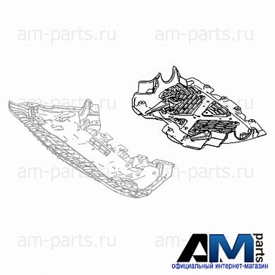 Защита двигателя средняя часть Mercedes S-class W222 (2013-2016) A2225240301