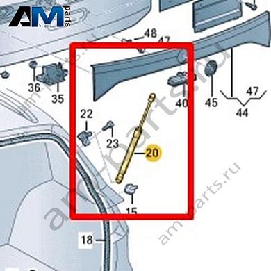 Газовый упор Volkswagen T-Roc Cross 2019-2024 2GM827550AКупить газовый упор 2GM827550A для Фольксваген Т-рок Кросс 2019-2024- минимальная цена