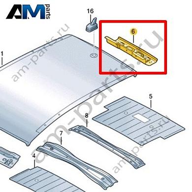 Поперечная балка крыши Volkswagen id4/id5 2021-2024 11E817163Купить поперечную балку крыши 11E817163 Фольксваген id4/id5 2021-2024- выгодные цены