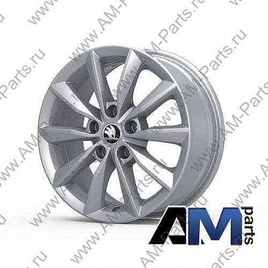 Литой диск R17 Skoda Octavia A7 5E0071497A8Z8