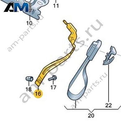 Держатель Volkswagen id-Buzz 2023-2024 1T3858682Купить держатель 1T3858682 Фольксваген id-Buzz 2023-2024 по минимальной цене