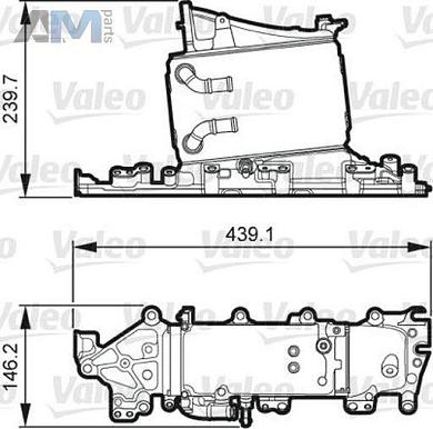 Впускной коллектор VALEO (818265) для Volkswagen Tiguan II (2016-2020) 2.0TDI