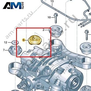 Сайлентблок VAG 1K0599438AКупить сайлентблок 1K0599438A для Фольксваген/Ауди/Шкода- акция