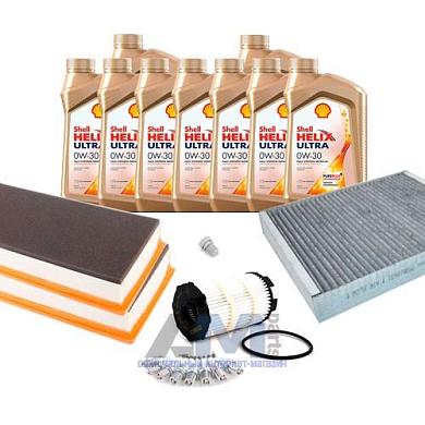 Комплект фильтров для ТО-2/4 Touareg 4.2 V8 FSI с маслом Shell 0W30